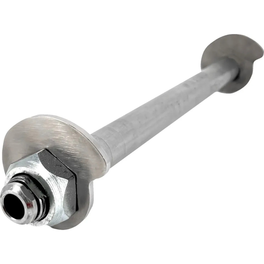 Axle Adjuster Kit — Stainless Steel, Silver Brushed