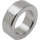 Separador de rueda — eje 25.4 mm, diámetro exterior 38.1 mm, longitud 13.1 mm, delantero derecho, cromo