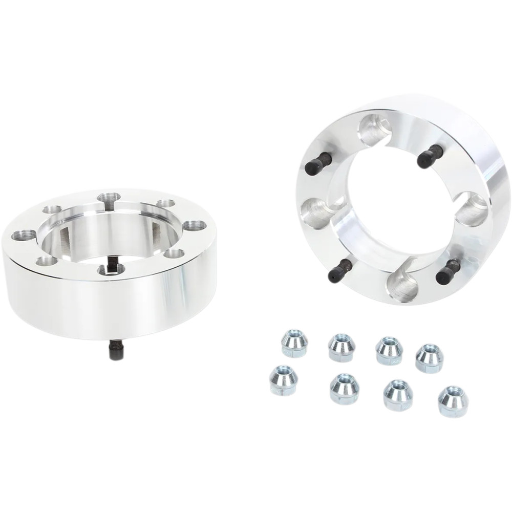 Wide Tracs ATV Wheel Spacer — 51.8 mm (2"), 4/137 bolt pattern, Silver