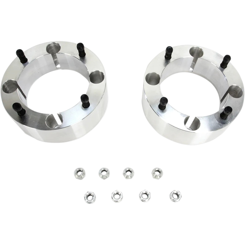 Wide Tracs ATV Wheel Spacer — 63.5 mm (2.5"), 4/156 bolt pattern, Silver