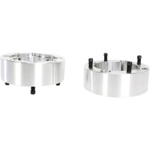 Wide Tracs ATV Wheel Spacer — 63.5 mm (2.5"), 4/156 bolt pattern, Silver