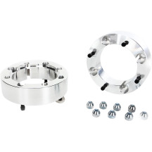 Wide Tracs ATV Wheel Spacer — 2" (51.8 mm), 4/156 bolt pattern, Silver