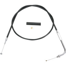Black Vinyl Throttle/Idle Cable — 112 cm (44"), 95 mm (3-3/4")