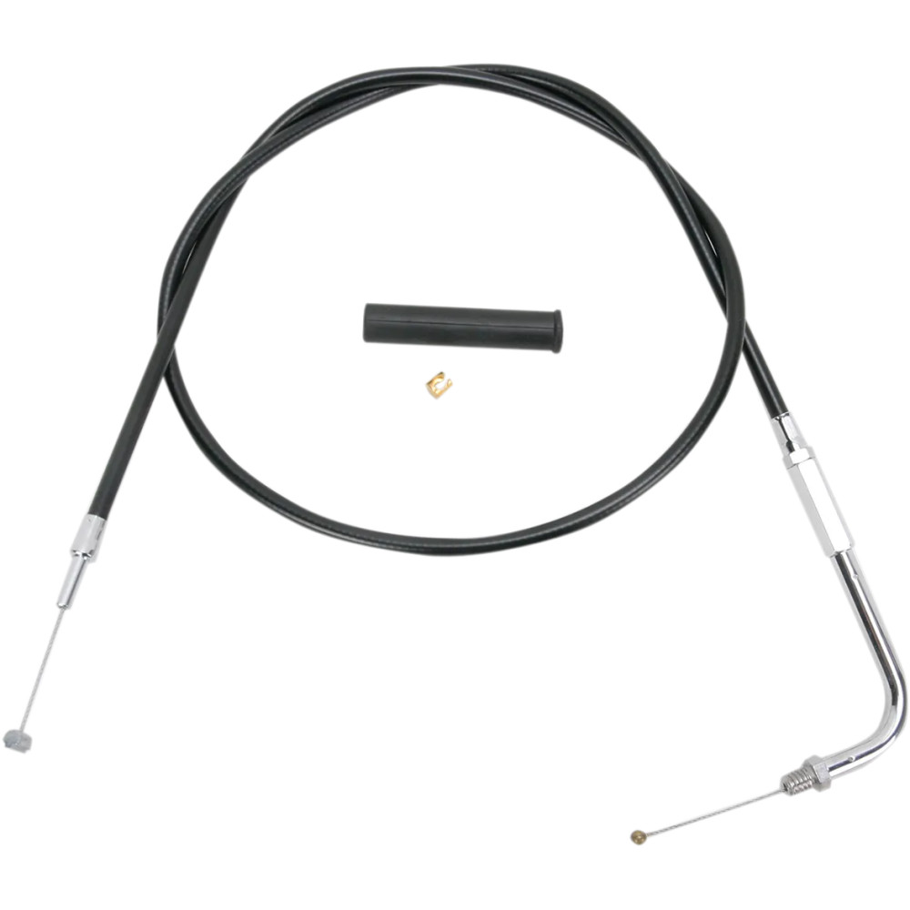 Black Vinyl Throttle/Idle Cable — 112 cm (44"), 95 mm (3-3/4")