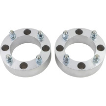 Separadores de rueda con pernos — 51,8 mm (2"), patrón 4/110, M12 x 1,50, plateado