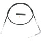 Cable de vinilo negro — 76 cm (30 in), acelerador, codo 90°