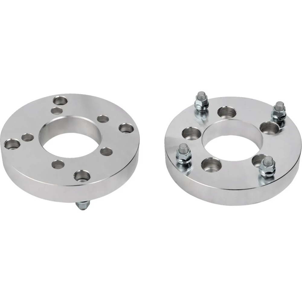 Wheel Spacer Adapter — 1.25 in, 5/4.5 to 4/156 bolt pattern, M12 x 1.25 stud, pair