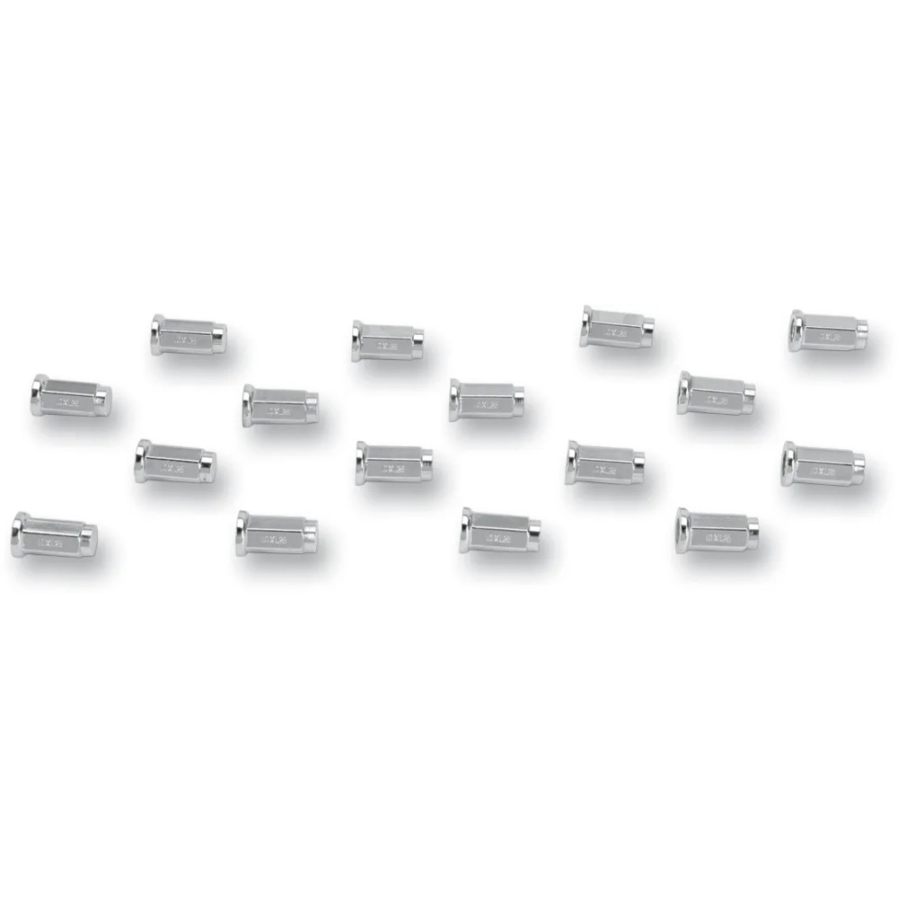 Lug Nuts — M10 x 1.25, 14 mm head, Chrome, 16 Pack
