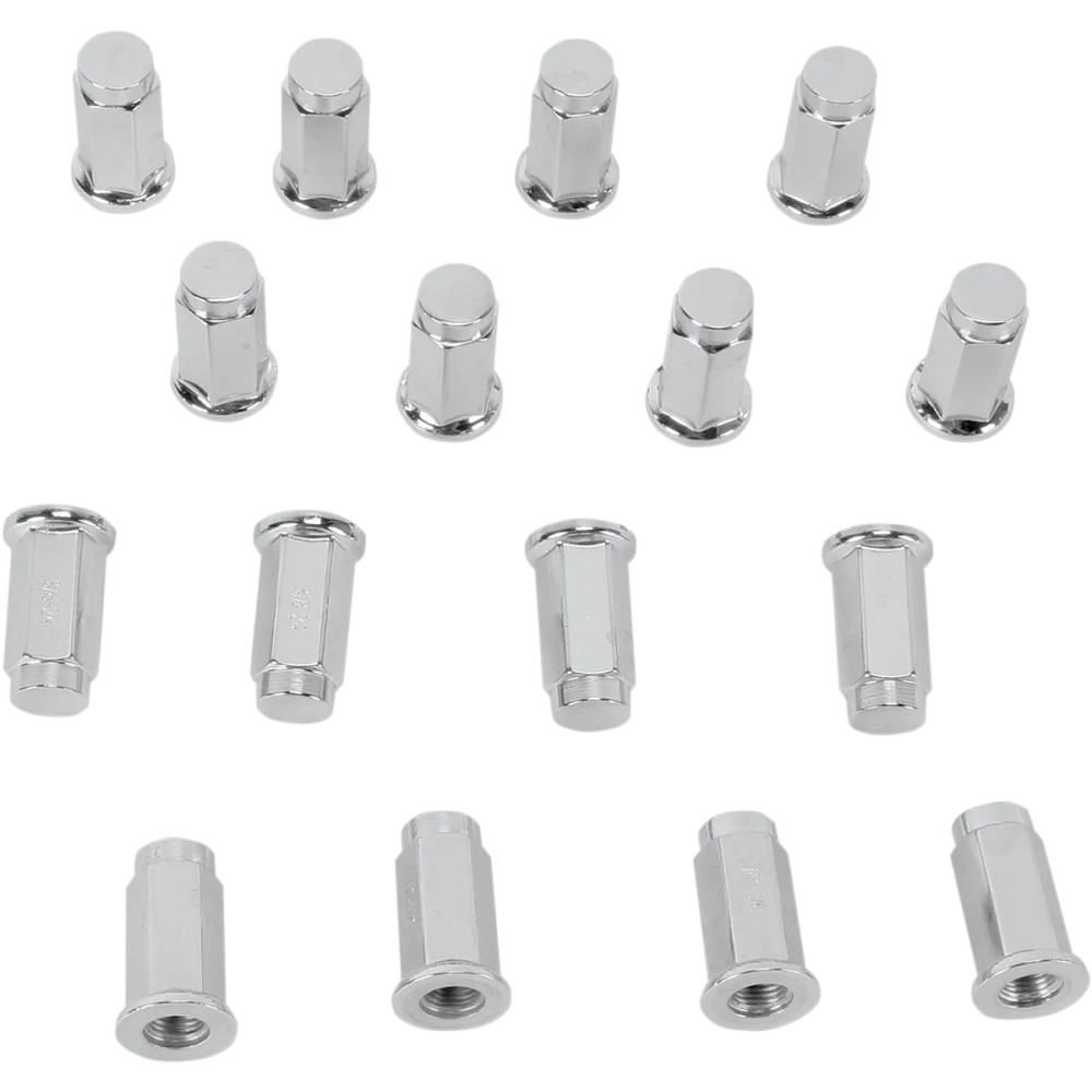 Lug Nuts — 3/8-24, 16 Pack, Chrome