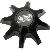 Tapa central de rueda 112X — Negro, brillante