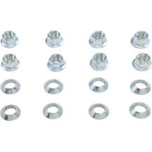 Universal Locking Lug Nuts — 8-pack, tapered base, chrome