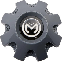 Tapón central de rueda 399X — Gris brillante