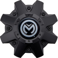 Tapa central de rueda 416X/24X — Negro