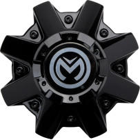 Tapón central 416X para llanta — Negro brillante