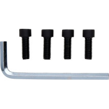 Tapón central 23X — patrón de pernos 4/110, negro