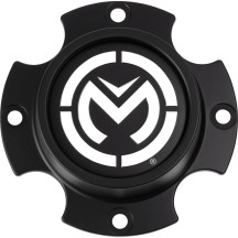 Tapa central para llanta 27X — patrón de pernos 4/110, negro mate