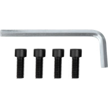 Tapacubos central 27X — patrón de pernos 4/136, negro mate