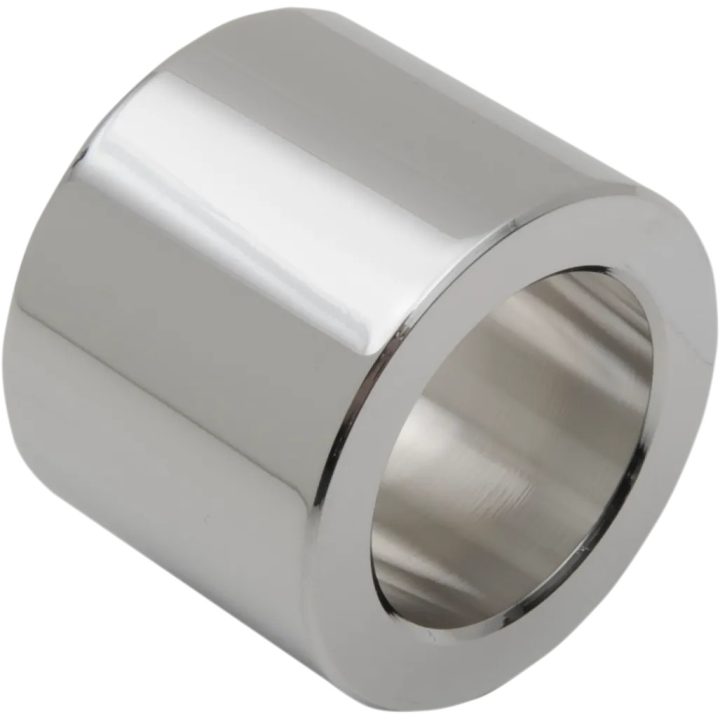 Espaciador de rueda — eje 25,4 mm, largo 26 mm, Ø 38,1 mm, delantero izquierdo, cromo
