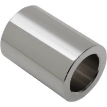 Wheel Spacer — 25.4 mm (1") axle, 53.3 mm (2.098") length, 38.1 mm (1-1/2") outside diameter, Chrome