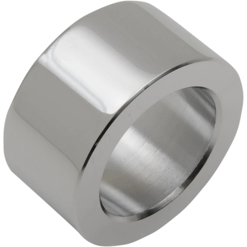 Wheel Spacer — axle 25.4 mm (1"), length 18.7 mm (0.737"), outside diameter 37.34 mm (1.47"), rear right, Chrome