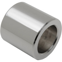 Wheel Spacer — Outside Ø 38.1 mm (1-1/2"), Axle 25.4 mm (1"), Length 37.5 mm (1.475"), Rear right, Chrome