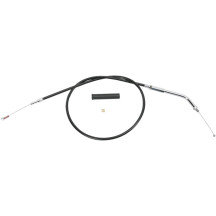 Black Vinyl Throttle/Idle Cable — 82.5 cm housing, 45° elbow