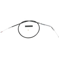 Black Vinyl Throttle/Idle Cable — 82.5 cm housing, 45° elbow