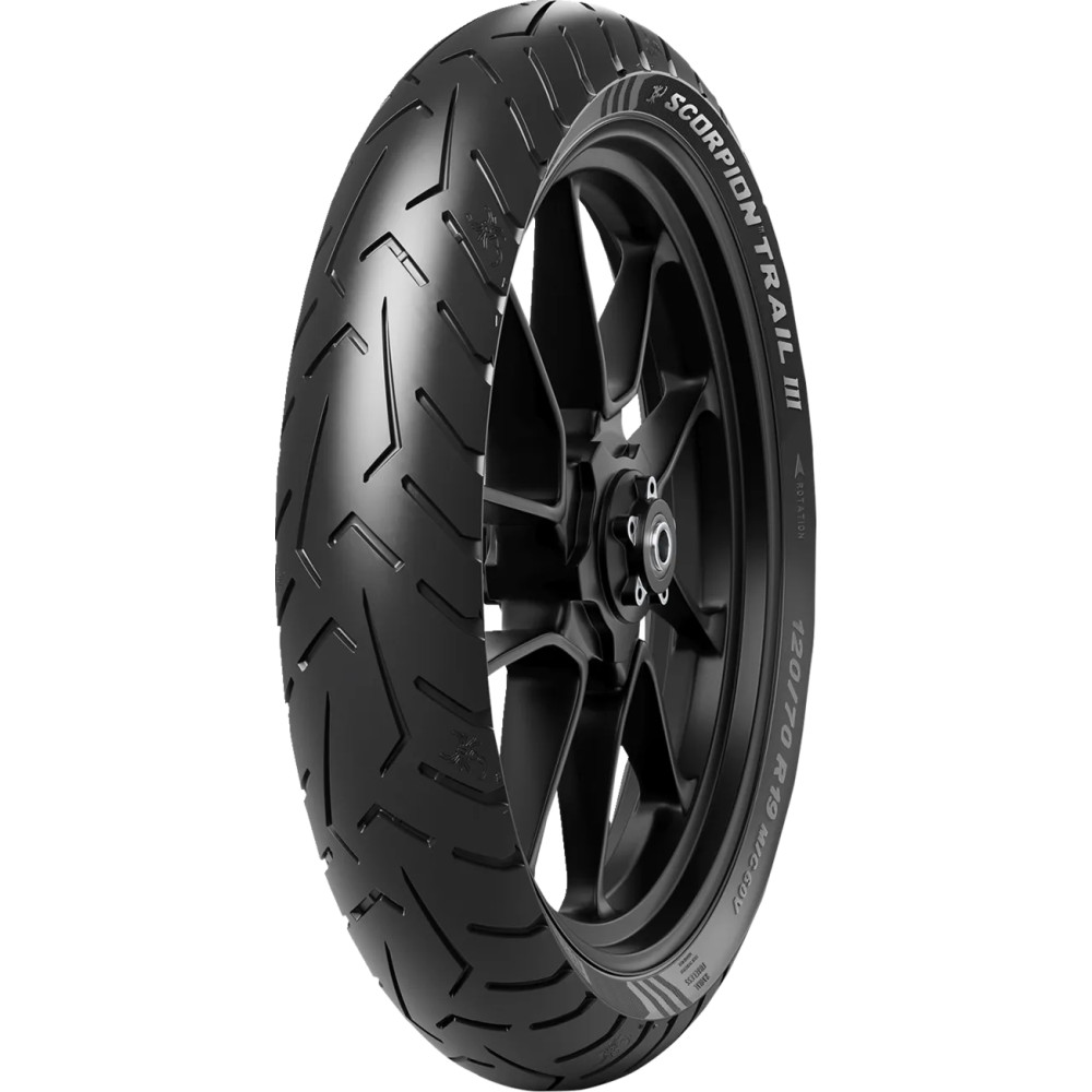 Scorpion™ Trail III Tire — 120/70ZR17, Radial, Tubeless