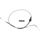 Cable de ralentí trenzado de acero inoxidable — 97 cm (38-3/16") de carcasa, 12,4 cm (4-7/8") de recorrido, codo 70°