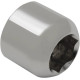 Tuerca de eje cromada — rosca M24 x 1,5, Ø int. 22,5 mm, Ø ext. 34 mm, ancho 1,15"