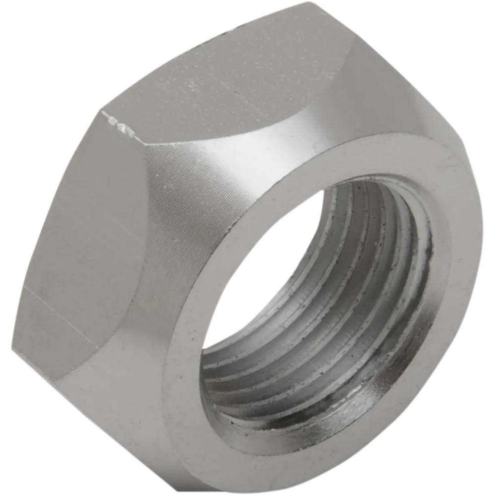Chrome Axle Nut — M24-2 thread, 22 mm inside diameter, 36 mm outside diameter