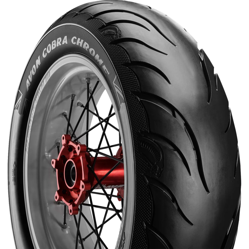 Cobra Chrome AV92 Reinforced Tire — 200/30R23, Rear, Blackwall