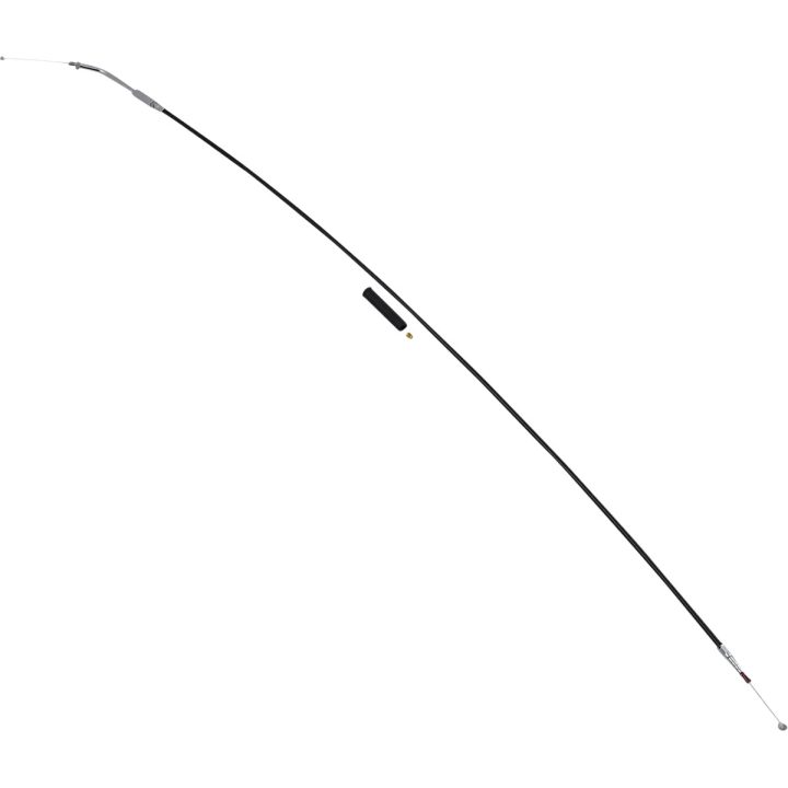 Cable de vinilo negro — 91,5 cm (36") , codo 45°, ajuste roscado