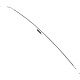 Cable de vinilo negro — 91,5 cm (36") , codo 45°, ajuste roscado