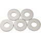 Arandela de eje cromada — Diámetro interior 19 mm (3/4"), Diámetro exterior 38 mm (1-1/2"), Ancho 0.13"