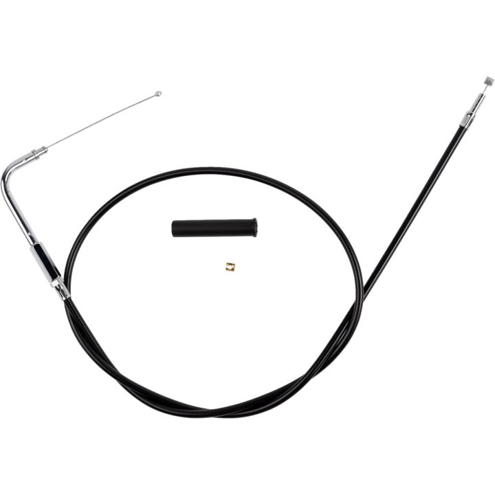Cable de vinilo negro — carcasa 108 cm (42-1/2"), codo 90°