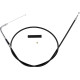 Cable de vinilo negro — carcasa 108 cm (42-1/2"), codo 90°