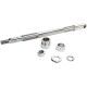 Kit de eje delantero — 19.1 mm (3/4"), 31.72 cm (12.488"), Cromo
