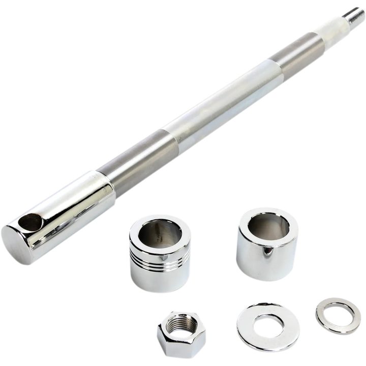 Kit de eje delantero — 3/4" (19,1 mm), 32,7 cm, Cromo