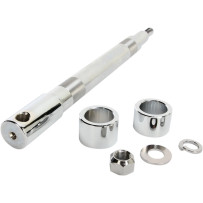 Front Axle Kit — 25.4 mm (1") axle, 33 cm length, front, chrome