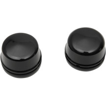 Axle Caps — Black, front