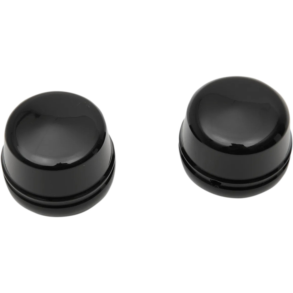 Axle Caps — Black, front