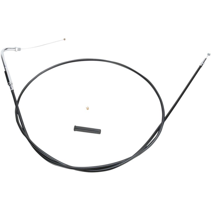Cable de vinilo negro — 142 cm (56"), Acelerador, recorrido 12,7 cm (5")
