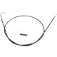 Cable de vinilo negro — 142 cm (56"), Acelerador, recorrido 12,7 cm (5")