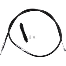 High-Efficiency Black Vinyl Clutch Cable — 162 cm housing, 59 mm travel
