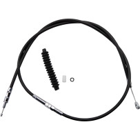 High-Efficiency Black Vinyl Clutch Cable — 162 cm housing, 59 mm travel