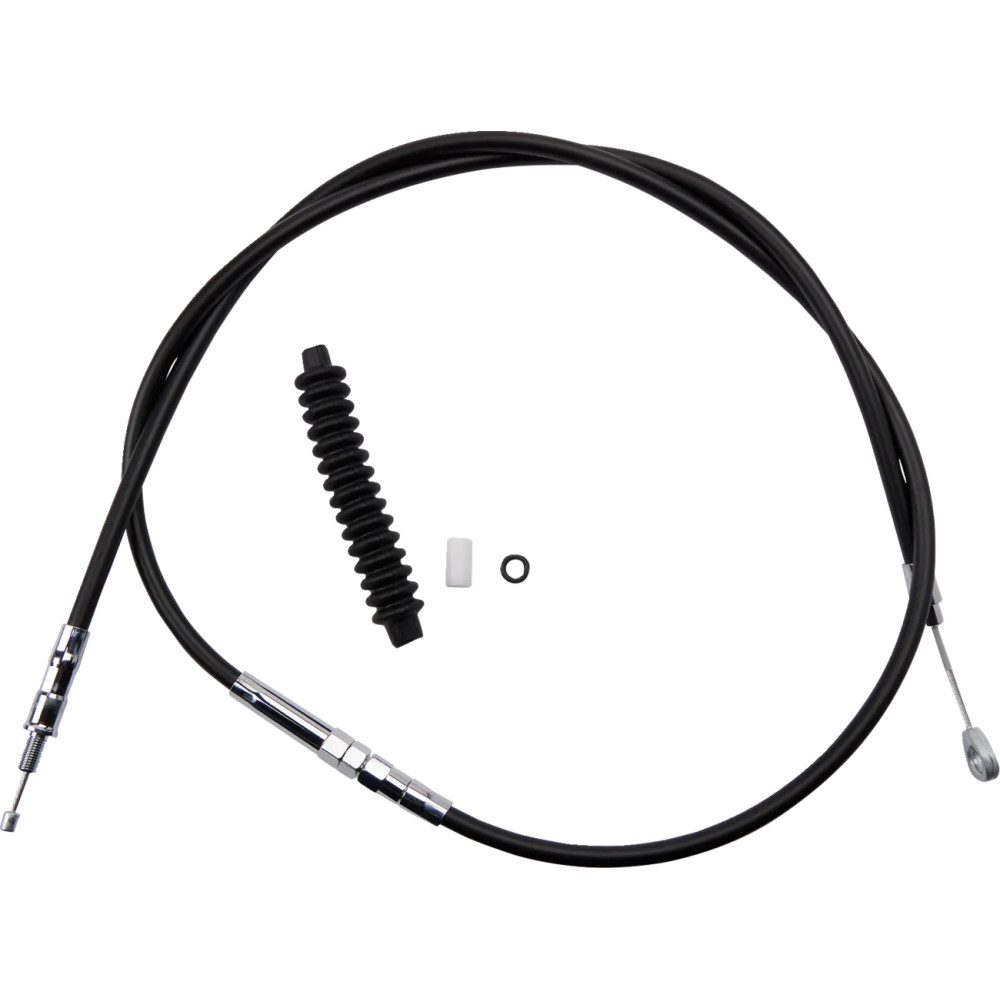 High-Efficiency Black Vinyl Clutch Cable — 162 cm housing, 59 mm travel