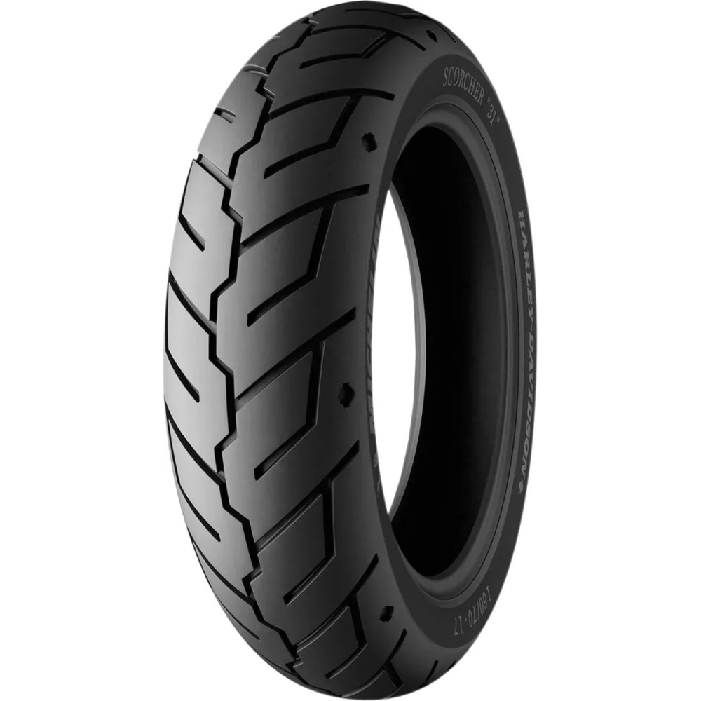 Scorcher 31 Tire — 180/70B16, tubeless, rear, blackwall