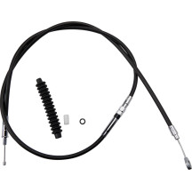 High-Efficiency Black Vinyl Clutch Cable — 155.5 cm (61-1/4") housing, 65 mm (2-9/16") travel