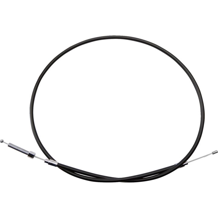 Cable de embrague de vinilo negro de alta eficiencia — 135,5 cm alojamiento, 11 cm recorrido, Negro